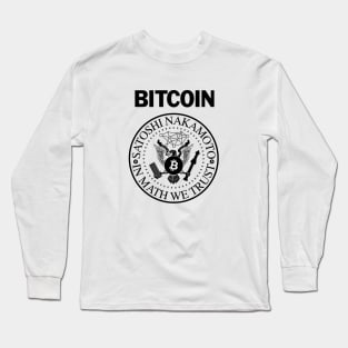 BITCOIN DECENTRALIZED PUNK ROCK - BLACK Long Sleeve T-Shirt